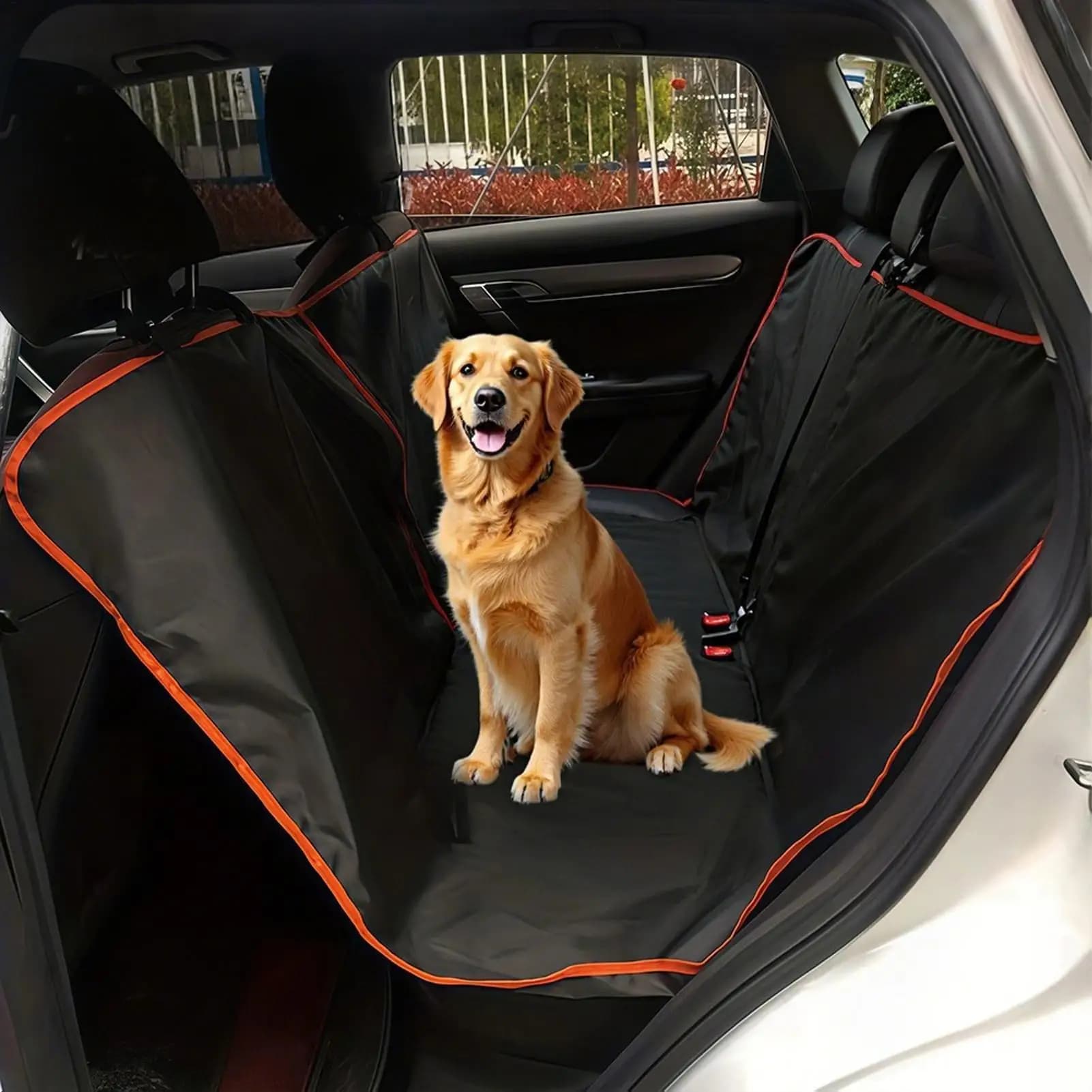 Car Seat for Dogs Waterproof Pet Travel Dog Carrier Amaca Interior Car Seat Rear Protection Dog Car Cover for Dogs