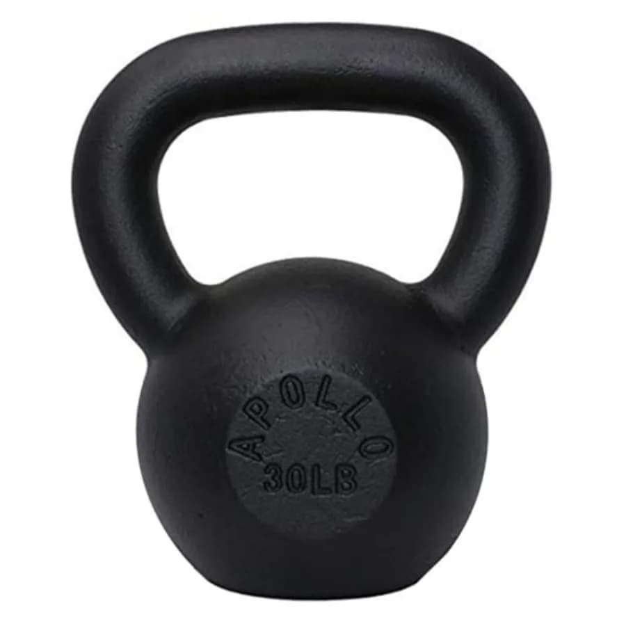 Kettlebells in solid cast iron 30 pounds, ideal for strength training, build muscles