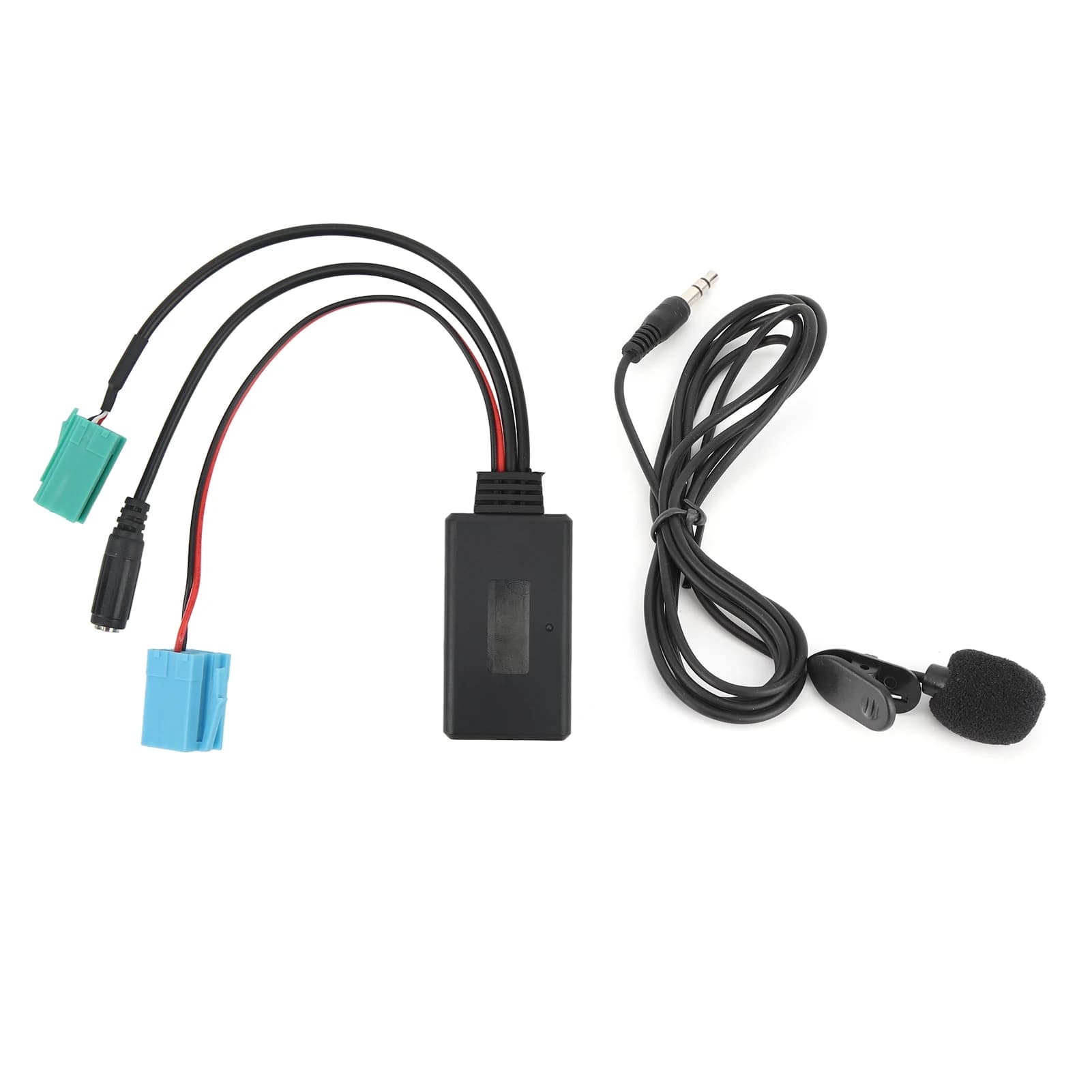 6 pin Bluetooth audio cable suitable for car multimedia player Clio/Espace/Megane AUX-IN stereo adapter with AUX microphone adapter