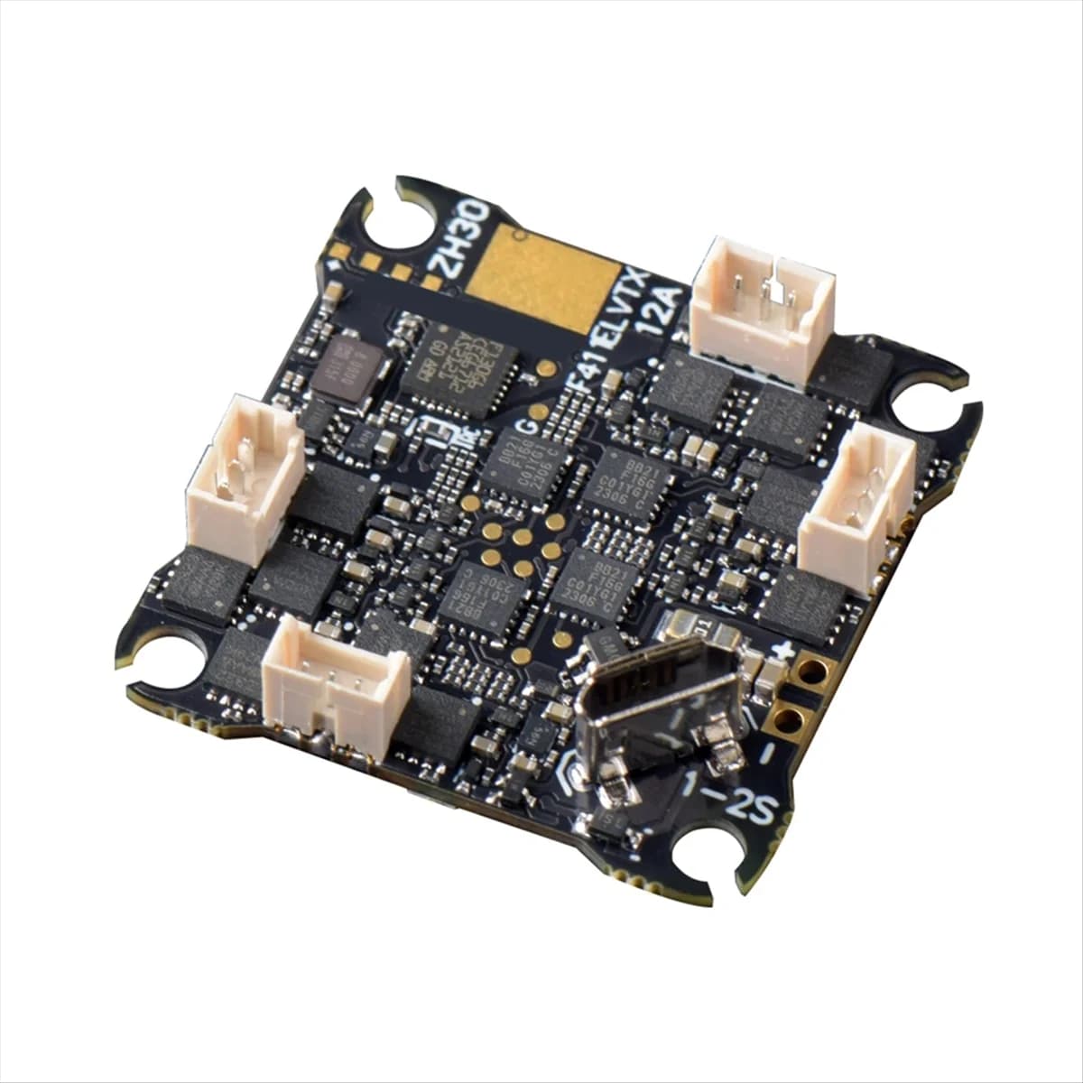 A51I F411ELVTX F411 Controllore di volo 12A 4in1 ESC 5.8G 400mW VTX ELRS 2.4G RX AIO 25.5X25.5mm 1-2S per droni FPV