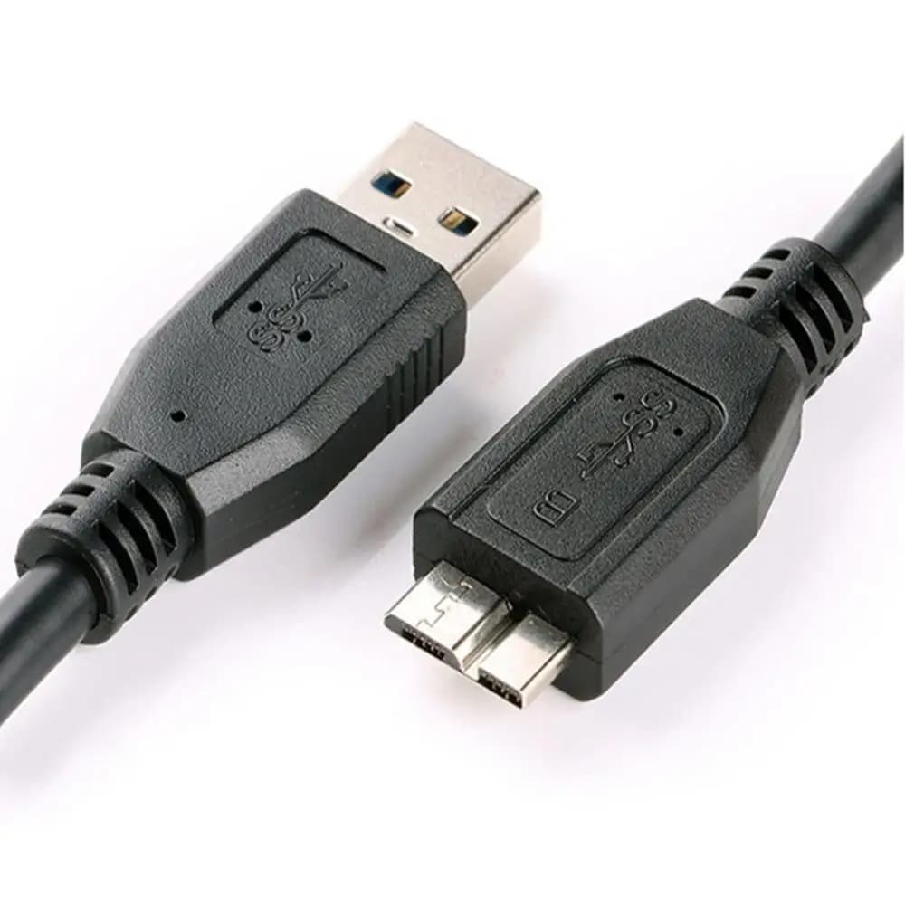 Cavi per custodie HDD SDD da 100cm connettore maschio da USB3.0 A A Micro B per disco rigido esterno