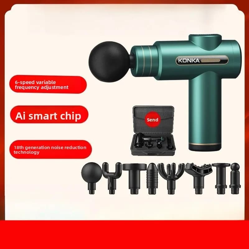 Mini belt gun transports with you muscle stretching deep relaxation perforator fitness vibrating massager