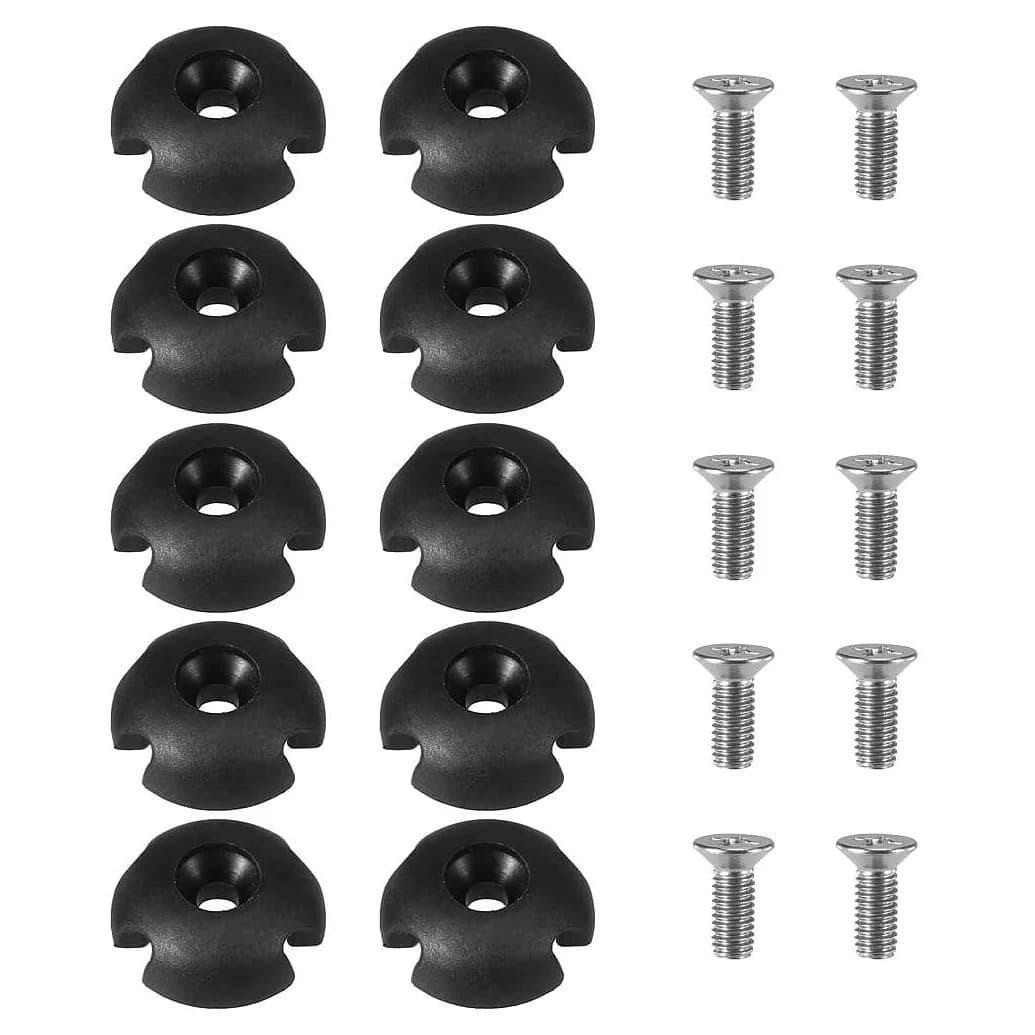 10 piece bridge line guide with round groove, accessories for mounting rope buckle for kayak, canoe, boat
