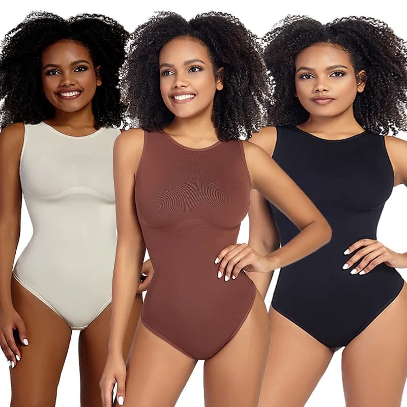 Body Modellante Super Sottile a Vita Alta Senza Cuciture, Contenitivo e Elasticizzato, Comodo e Regolabile