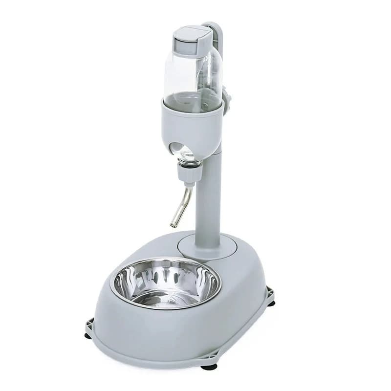 Dispenser Automatico per Animali Domestici, Ciotola Anti-ribaltamento per Cani, Bottiglia per Acqua Potabile, Contenitore per Cibo per Gatti, Accessori per Animali