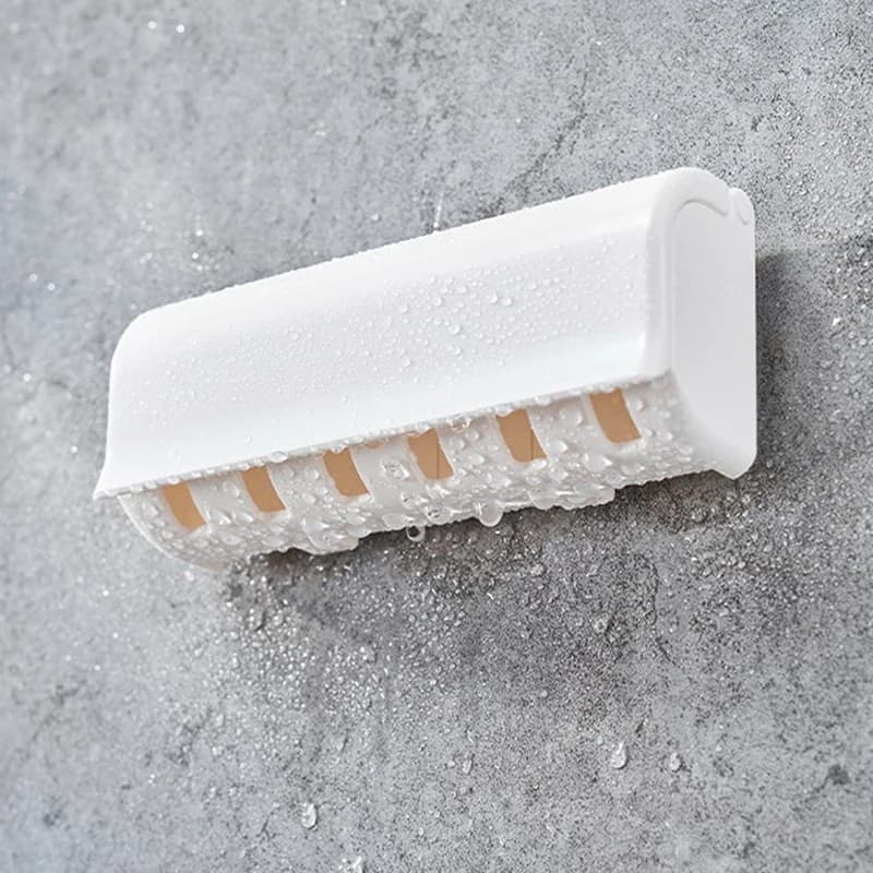 1PC Porta spazzolino semplice Porta spazzolino da denti per famiglia Porta spazzolino da parete