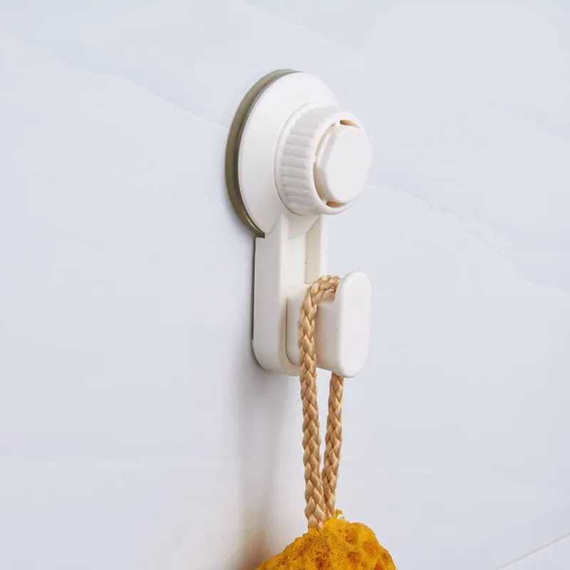 1Pc Ganci a ventosa sottovuoto Gancio per accappatoio senza punzonatura Porta asciugamani riutilizzabile per cucina Bagno Casa Bella ricezione