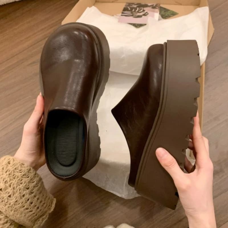 Flats Platform Slippers Women's Slippers Slingback Casual Spring Sandals 2026 New Fashion Dress Cozy Mujer Infradito