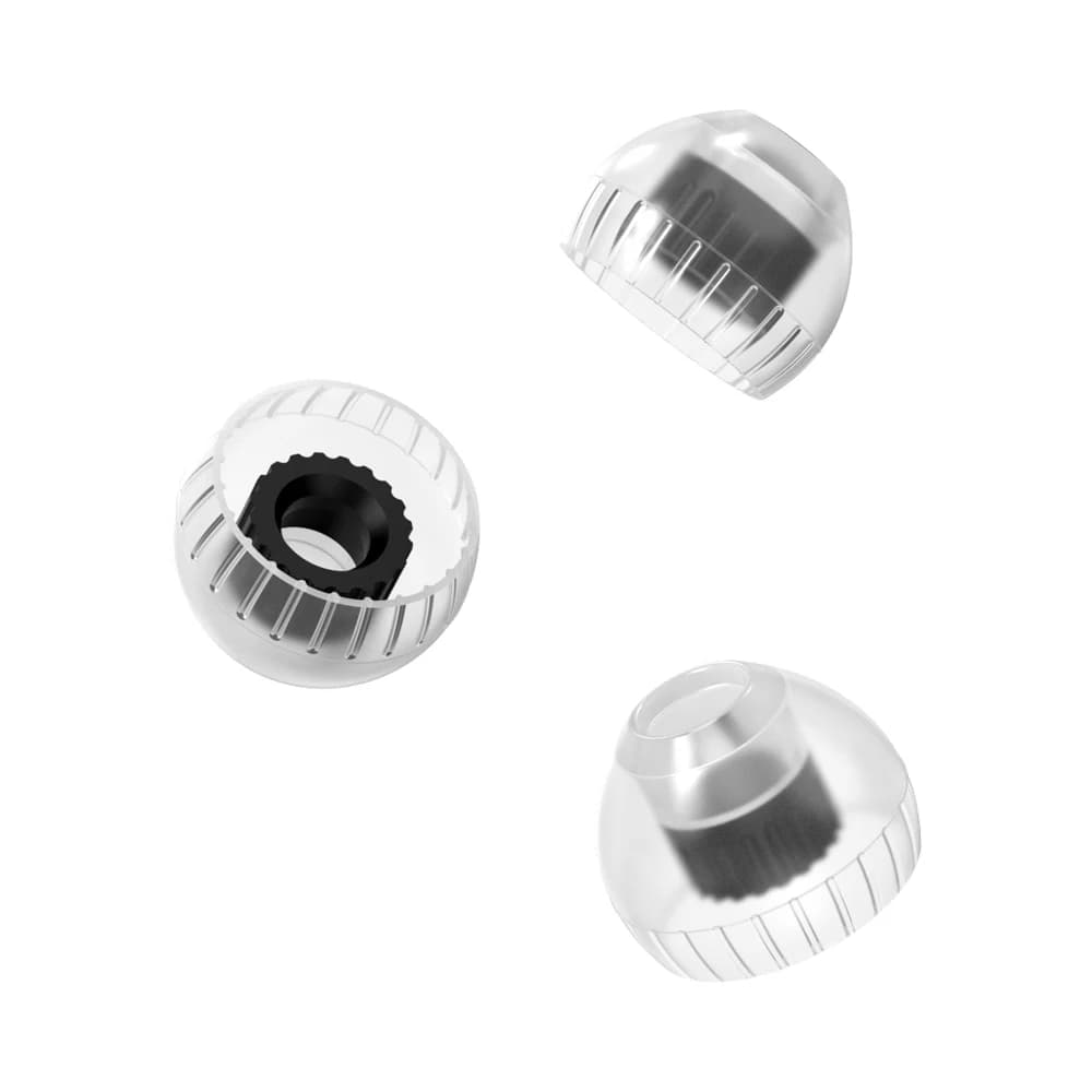 TRN T Ear-Tips auricolari in Silicone tappi per le orecchie di memoria doppia struttura di supporto auricolare 3 paia cuffie auricolari cuffie