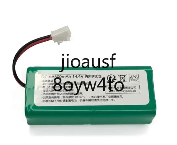 Batteria ricaricabile per aspirapolvere intelligente robot NI-MH AA 1000mAh 14,4 V con spina a 4 fili