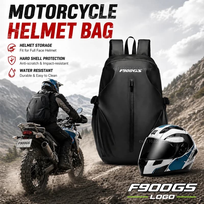 Knight Backpack Motorcycle Helmet Bag Travel Equipment Waterproof Large Capacity For BMW F900GS ADVENTURE F 900 GS ADVENTURE F