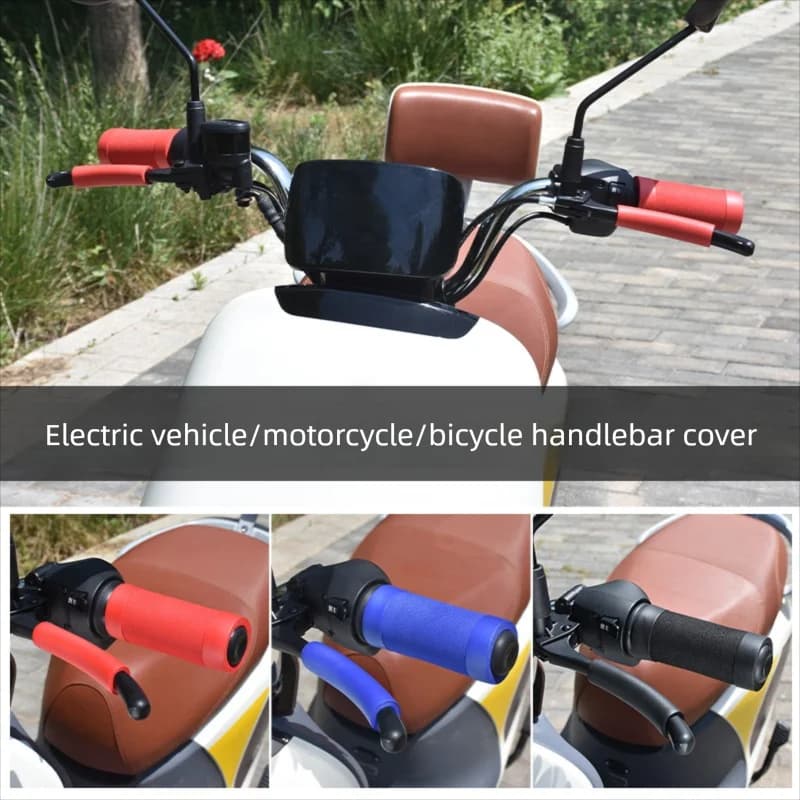 Copertura generale per manubrio moto abrasiva, impugnatura antiscivolo per biciclette elettriche, impugnatura rotante dell'acceleratore, interruttore di guida