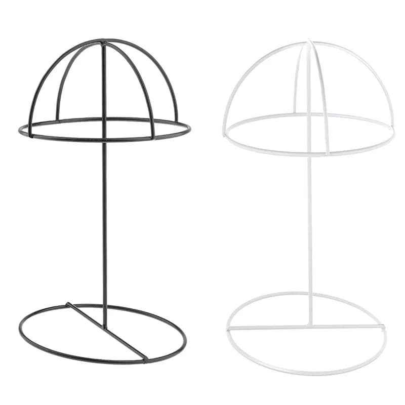 Espositore per cappelli da 1 pezzo espositore per cappelli da tavolo in ferro battuto con regolazione dello scaffale per cappelli organizzatore in metallo