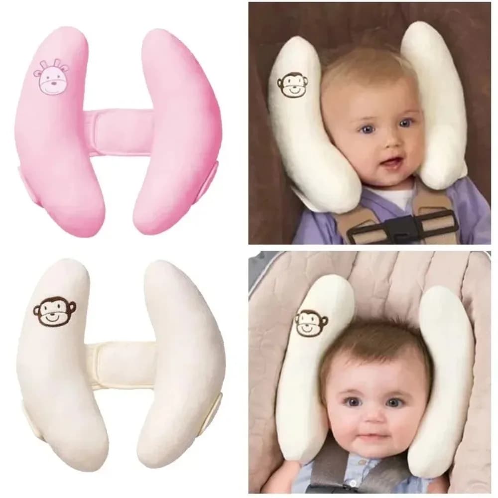 Cuscino di Supporto per Testa e Collo per Seggiolino Auto e Passeggino, Accessori per Bambini e Neonati, Cuscino Regolabile per Dormire
