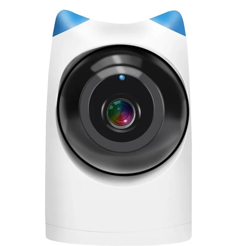 Telecamera di Sicurezza 1080P, Baby Monitor con Audio Bidirezionale e Visione Notturna per Casa, Sistema di Sicurezza Domestica Wireless Mini