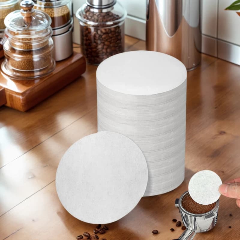 51/53/58 mm coffee paper filter for espresso machine, non-white espresso coffee filter disc screen, other espresso machine