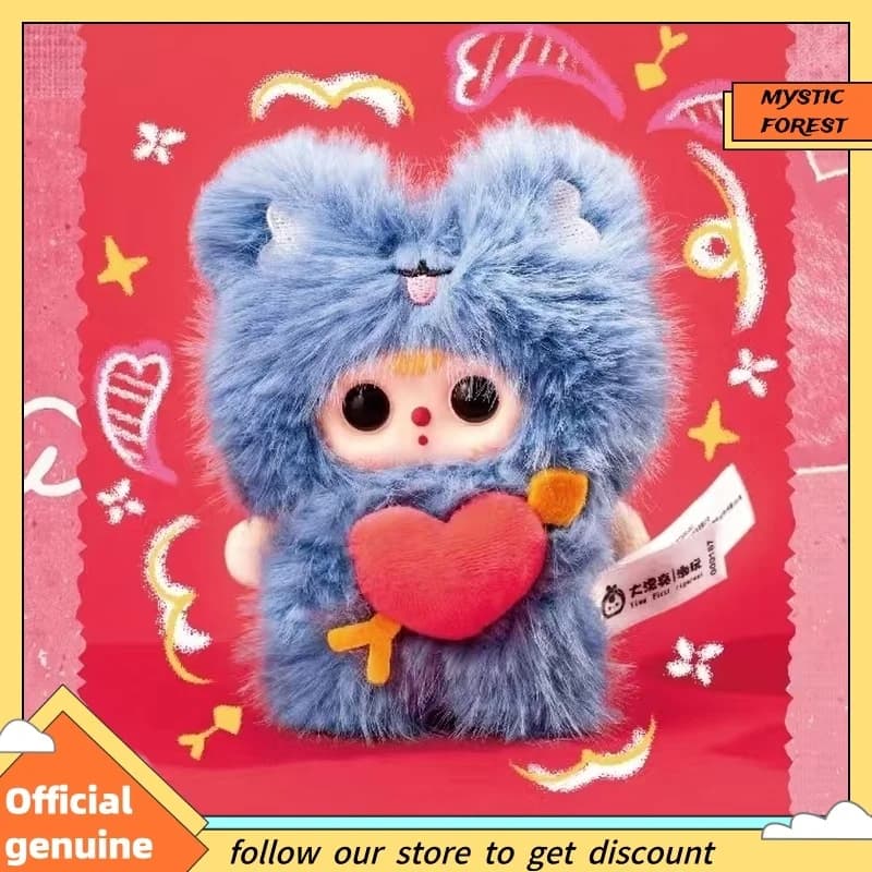 Nuova scatola cieca genuina della serie Three Cupid per bambini, bambola da gioco alla moda, borsa carina, decorazione con ciondolo, scatola misteriosa, disponibile, regali per ragazze da festival