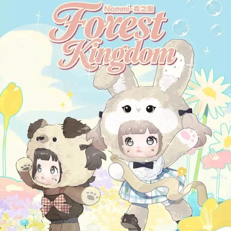 Nuova Bambola in Vinile Originale Nommi Serie Forest Kingdom, Ciondolo Mystery Blind Box, Action Figure Carina, Bambola BJD, Regalo di Compleanno per Ragazze