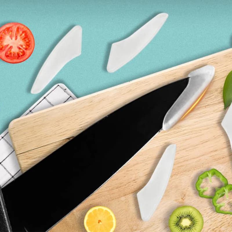 100Pcs Durable Kitchen Knife Tip Protective Covers Anti-scratch Blade Point Guards Reusable Kitchen Tool