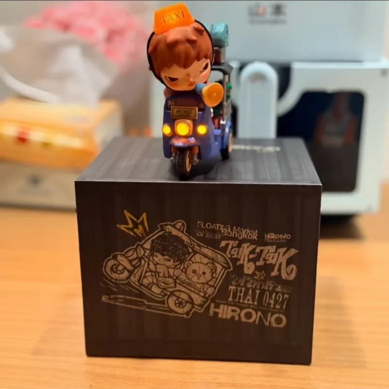 POP MART Hirono Tuk-Tuk Series Figure Trendy Mystery Box Anime Action Figure Blind Random Box Toys Model Ornament Dolls