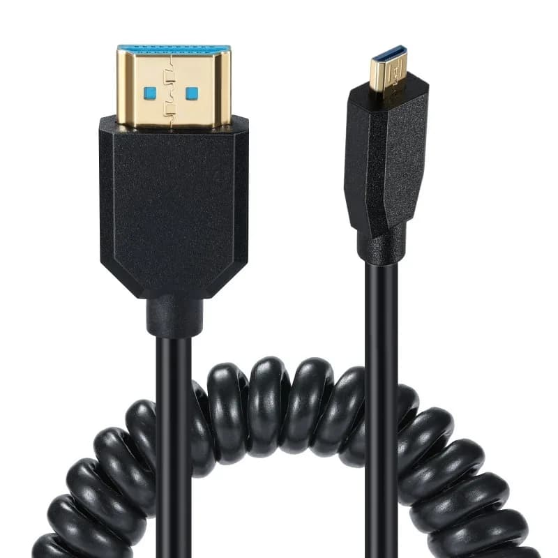 HDMI cable 8K 60Hz Version 2.1 Micro HDMI to HDMI for DSLR cameras Support 4K Ultra HD