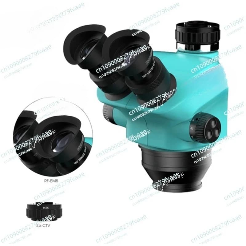 Lente per microscopio RF4-7050TV Microscopio trinoculare stereo HD Lente d'ingrandimento per riparazione di telefoni cellulari con zoom continuo