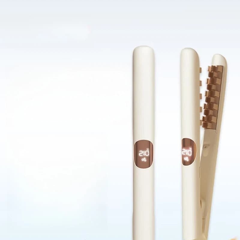 Corn clip fluffy splint, curved high cranial top, padded hair root curling iron