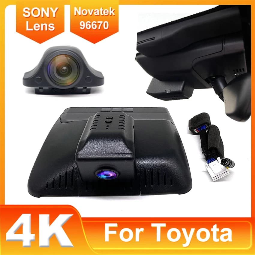 New product! Plug and play Dash Cam for Toyota bZ4X 2022 2023 XLE Limited, 4K Dash Camera DashCam for Car,For Toyota Accessories