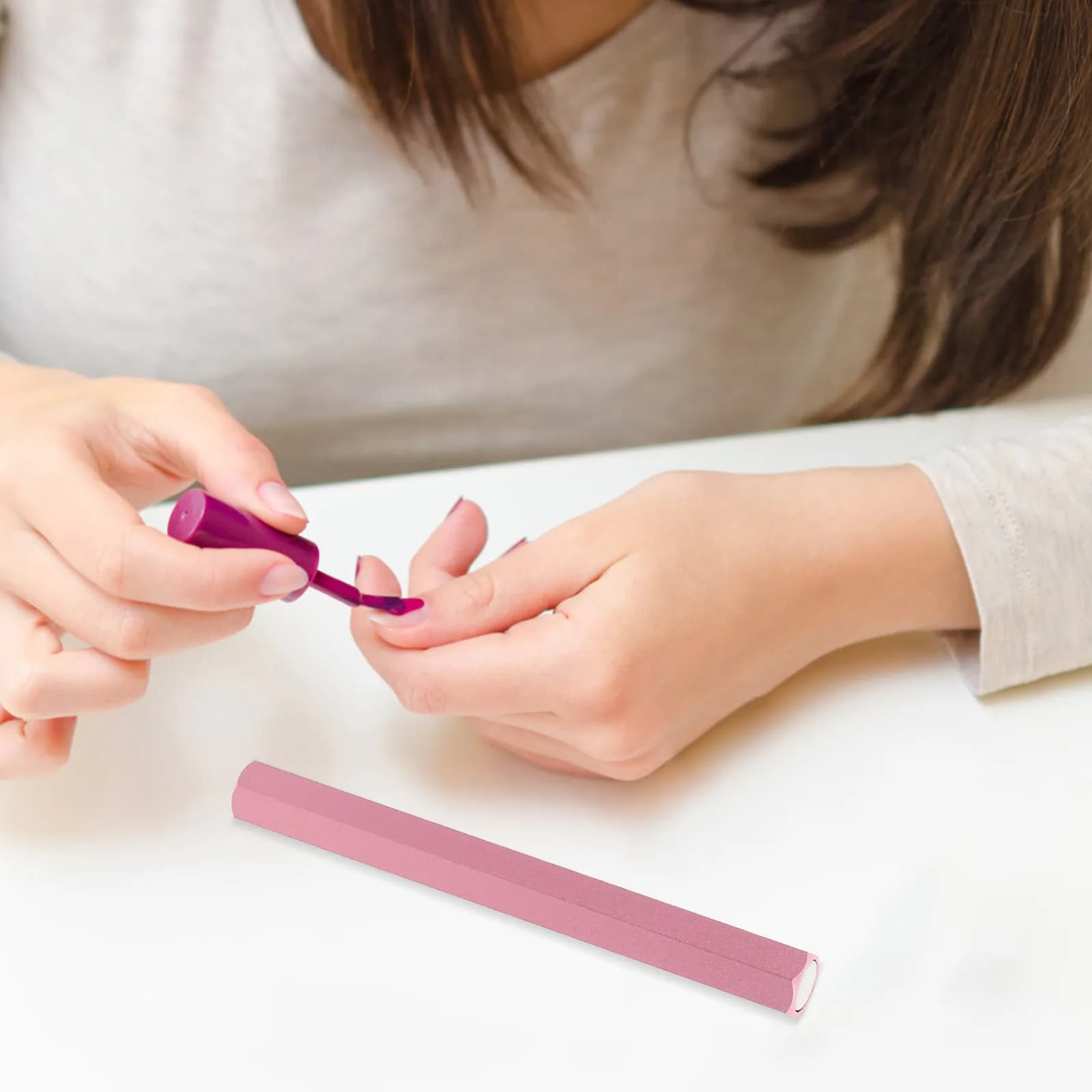 Strumento Magnetico per Unghie Effetto Occhio di Gatto, Striscia Magnetica Rosa per Smalto Gel, Materiali Durevoli per Progetti Creativi di Manicure