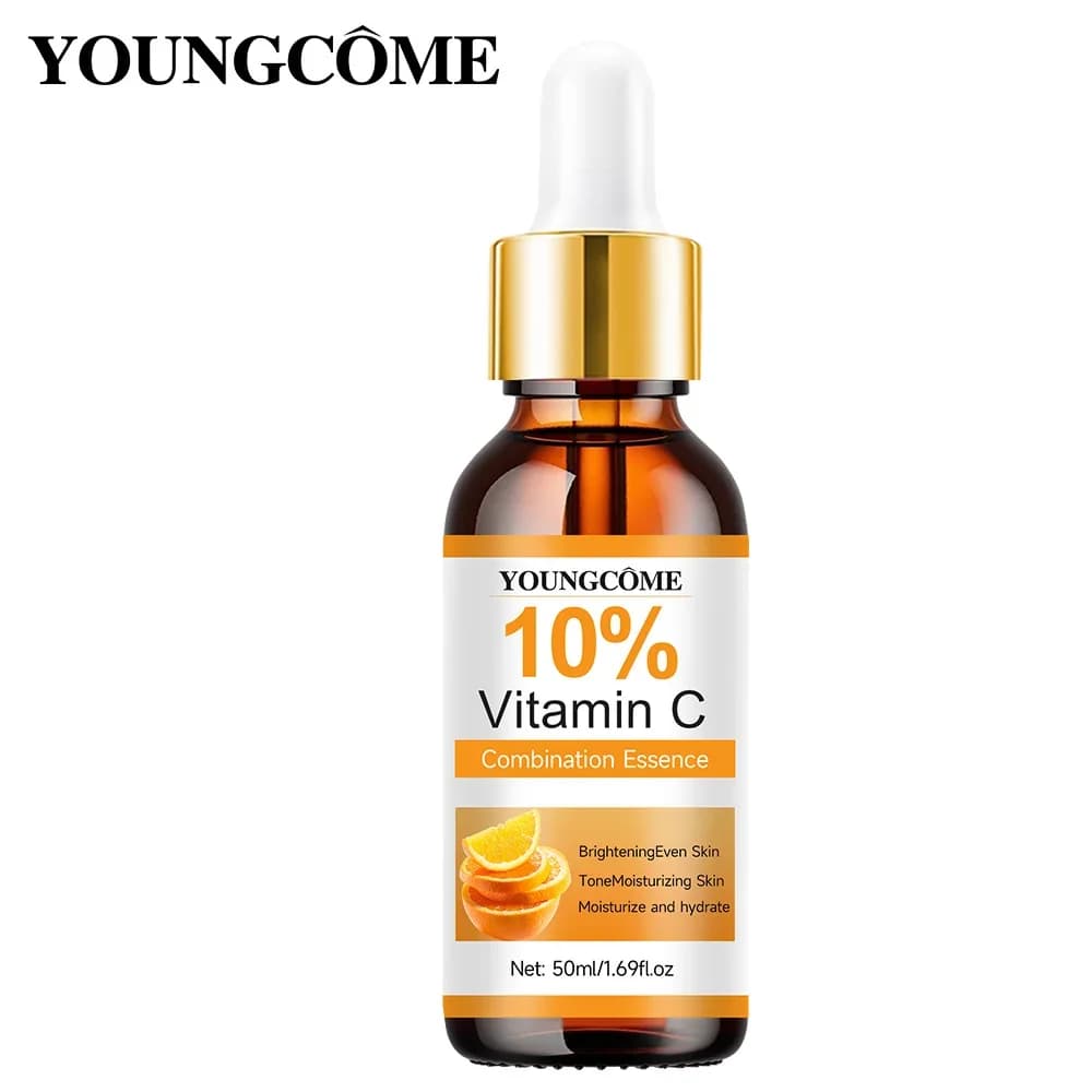 YOUNGCOME The essence for the face to vitamin C contains hyaluronic acid Removal dark spots Repair Anti-aging Essence for facial skin care