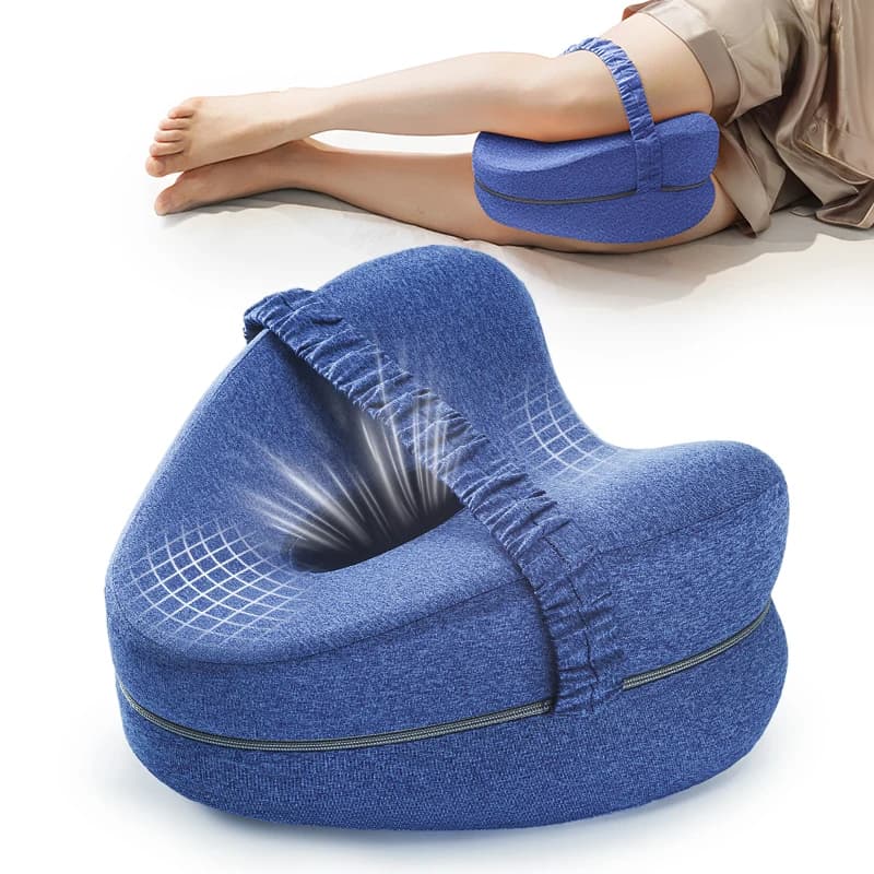 Cuscino per gambe in memory foam Cuscino in schiuma per la casa Cuscino per dormire Ortopedico Sciatica Indietro Articolazione dell'anca per alleviare il dolore Cuscino per coscia