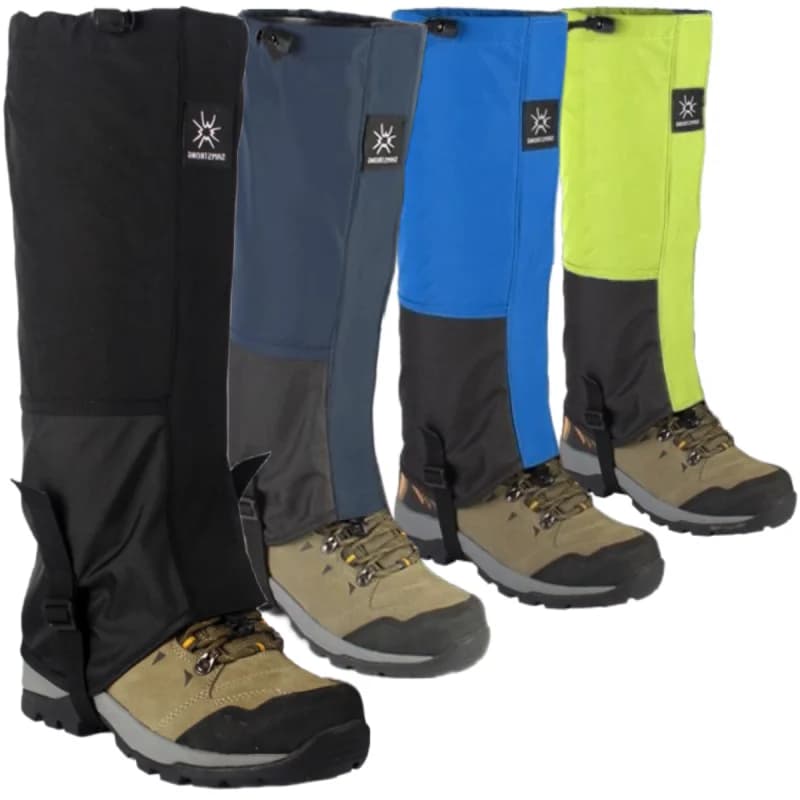 Ghette Impermeabili Alte per Gambe, Protezione per Scarponi da Sci, Arrampicata, Campeggio, Escursionismo, Viaggi e Neve