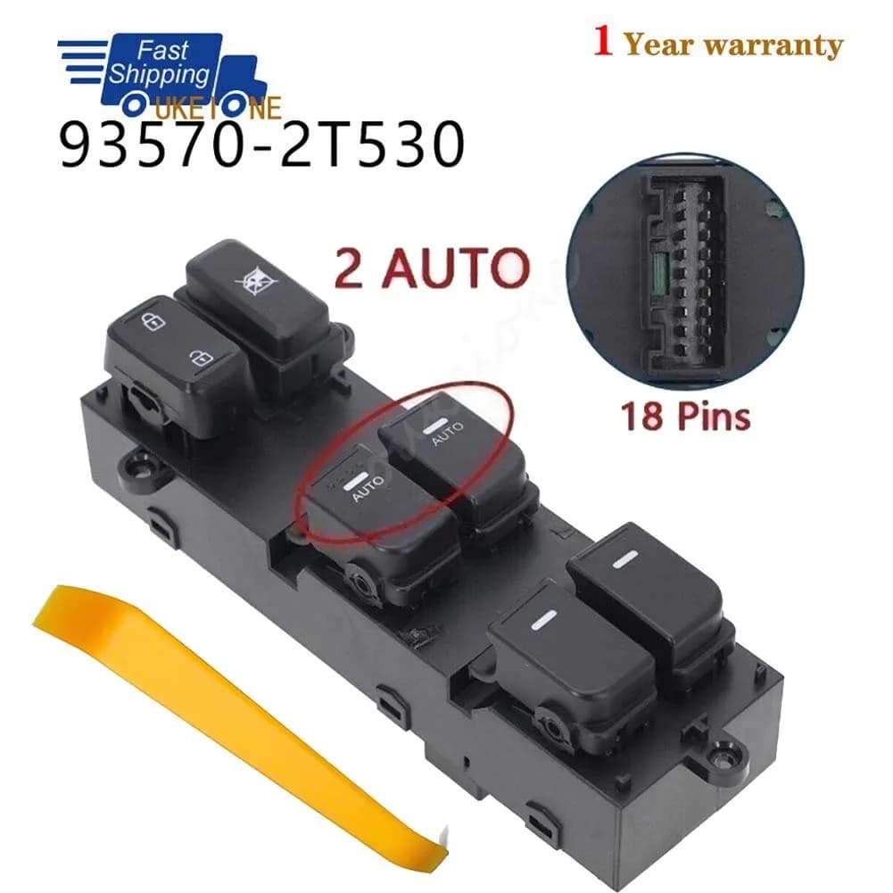 93570-2T530 Per Kia Optima 5 2011 2012 2013 2014 2015 Anteriore Sinistro Elettrico Finestra di Potere Interruttore Sollevatore di Controllo Pulsante Regolatore