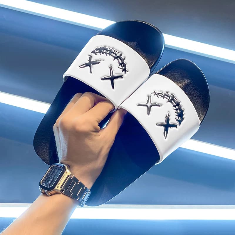 Men's Summer Slippers Men's Shoes Soft Slides Casual EVA Sandals for Interior and Outdoor Non-slip Beach Garden Fashion for Young