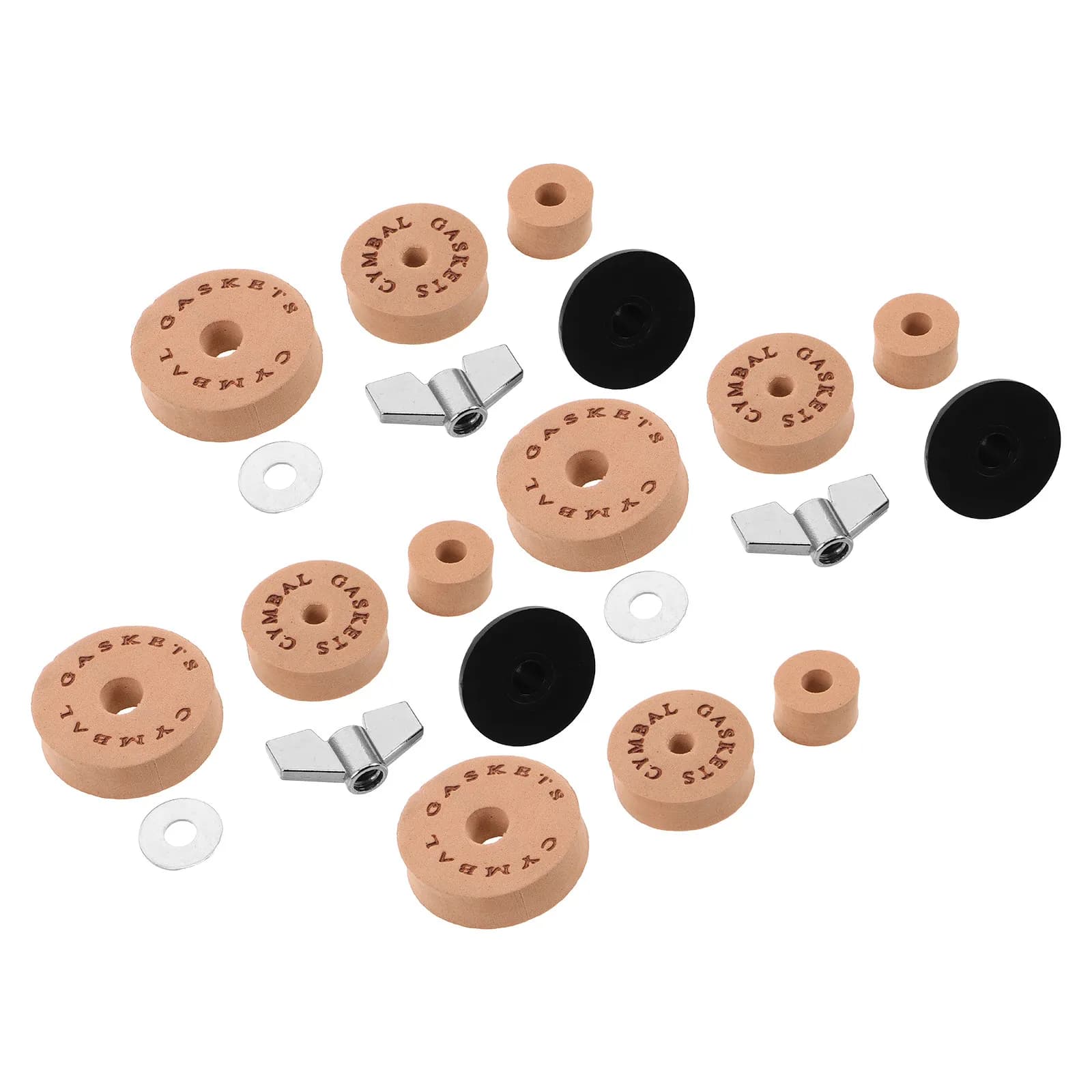 Set di 1 Pad in Feltro per Piatti da Batteria, Ricambio Antiscivolo in EVA per Supporto Piatti, Kit Accessori Batteria per Riduzione Rumore e Protezione per Palcoscenico