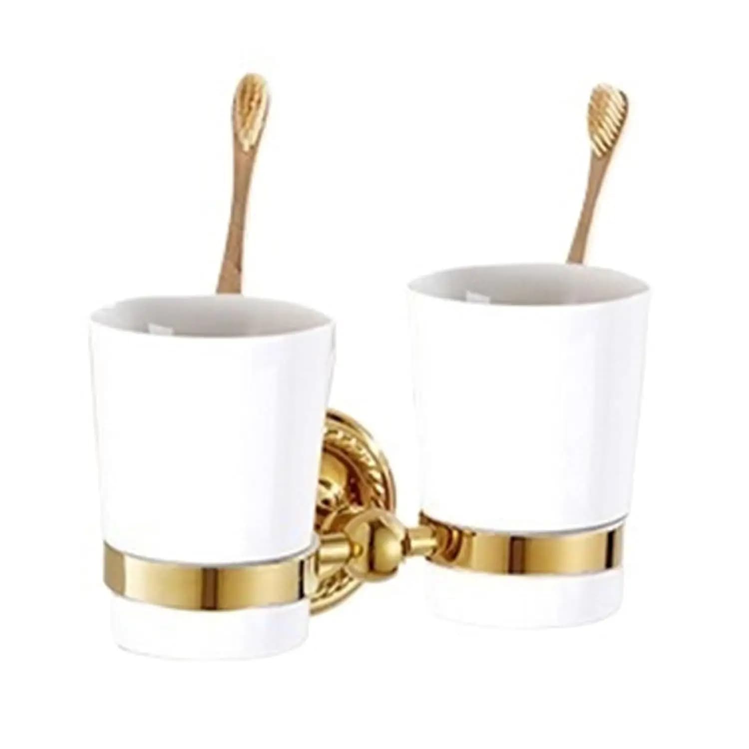 Set Accessori Bagno in Ottone Dorato: Gancio Porta Accappatoio, Porta Carta Igienica, Porta Asciugamani, Anello Porta Asciugamani, Doppio Porta Asciugamani, Personalizzabile