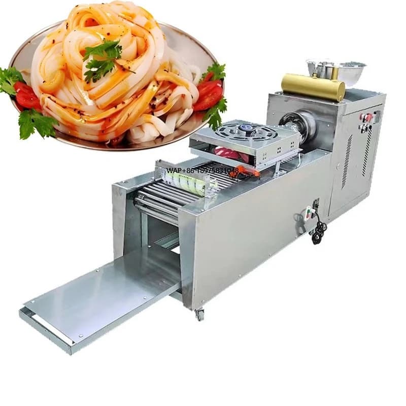 Automatic Instant Noodle Production Line Vermicelli Making Machine Rice Stick Noodle Extruder Commercial Pasta Equipment