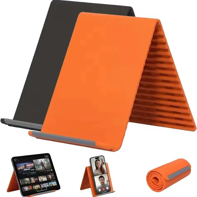 2026 Portable Silicone Mobile Phone Holder Lazy Bracket Creative Flexible Foldable Multi-Angle Adjustable Tablet Desktop Stand