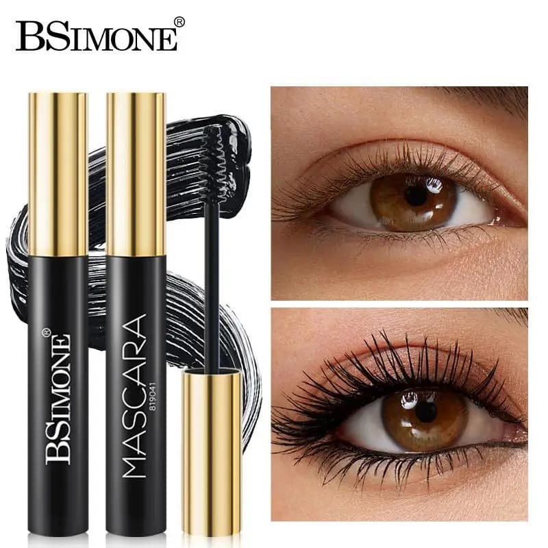 BSIMONE Mascara Volumizzante Impermeabile Lunga Durata Anti-sbavature Facile da Applicare Base e Fissaggio Trucco Occhi Unisex