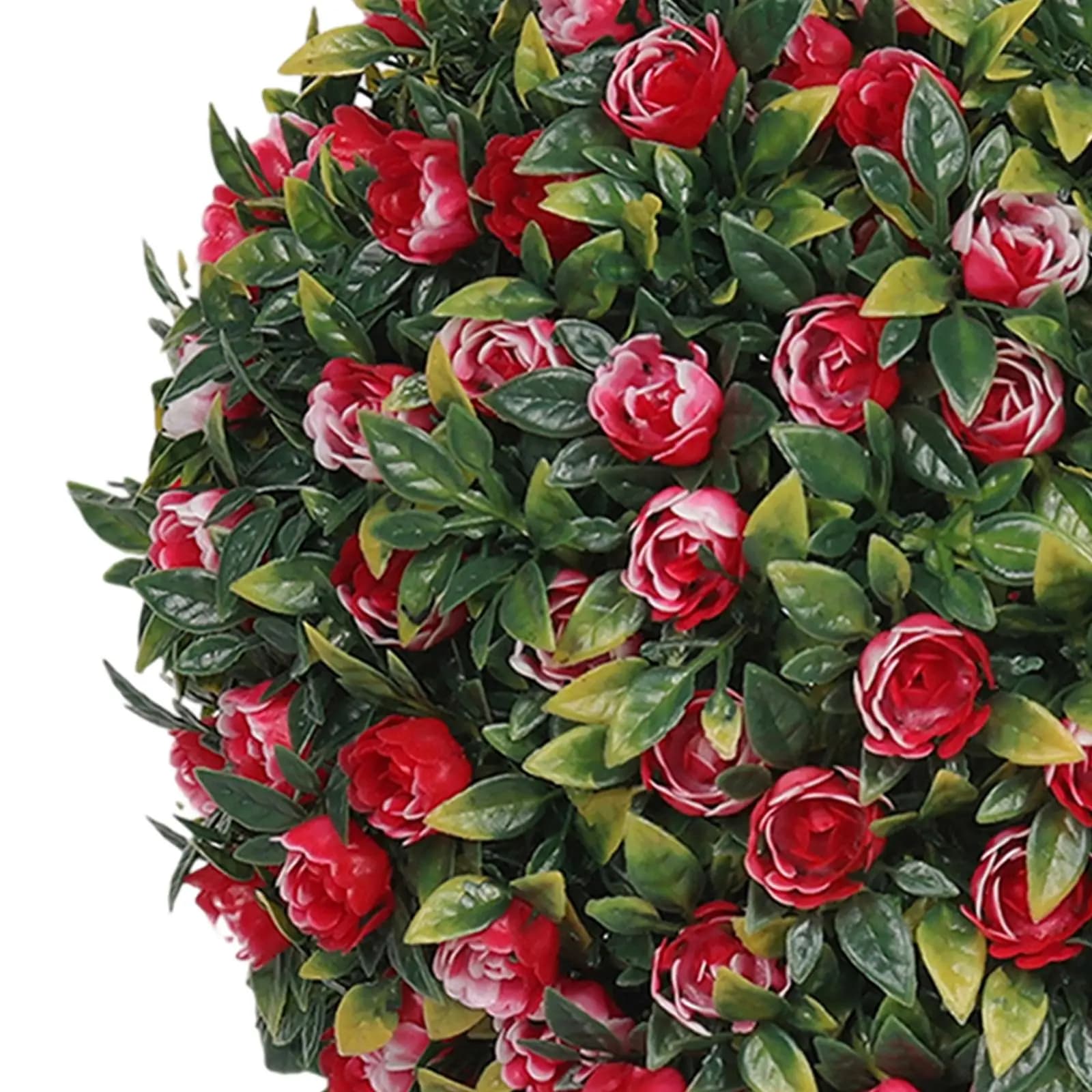 Palla di Fiori Artificiali Pendente da 7,8 Pollici, Decorazione Realistica ed Elegante per Matrimoni, Giardini e Balconi