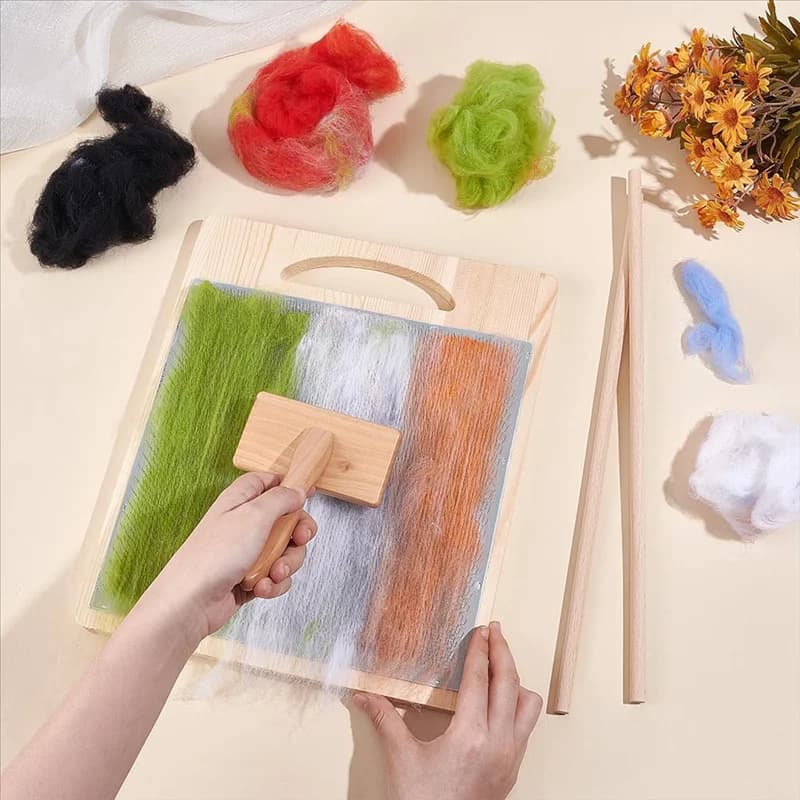 ABKJ-16Pcs Needle Felting Tools Poking Felting Needle Handles Replacement Punch Needle Holder Wool Felting Needles Handles