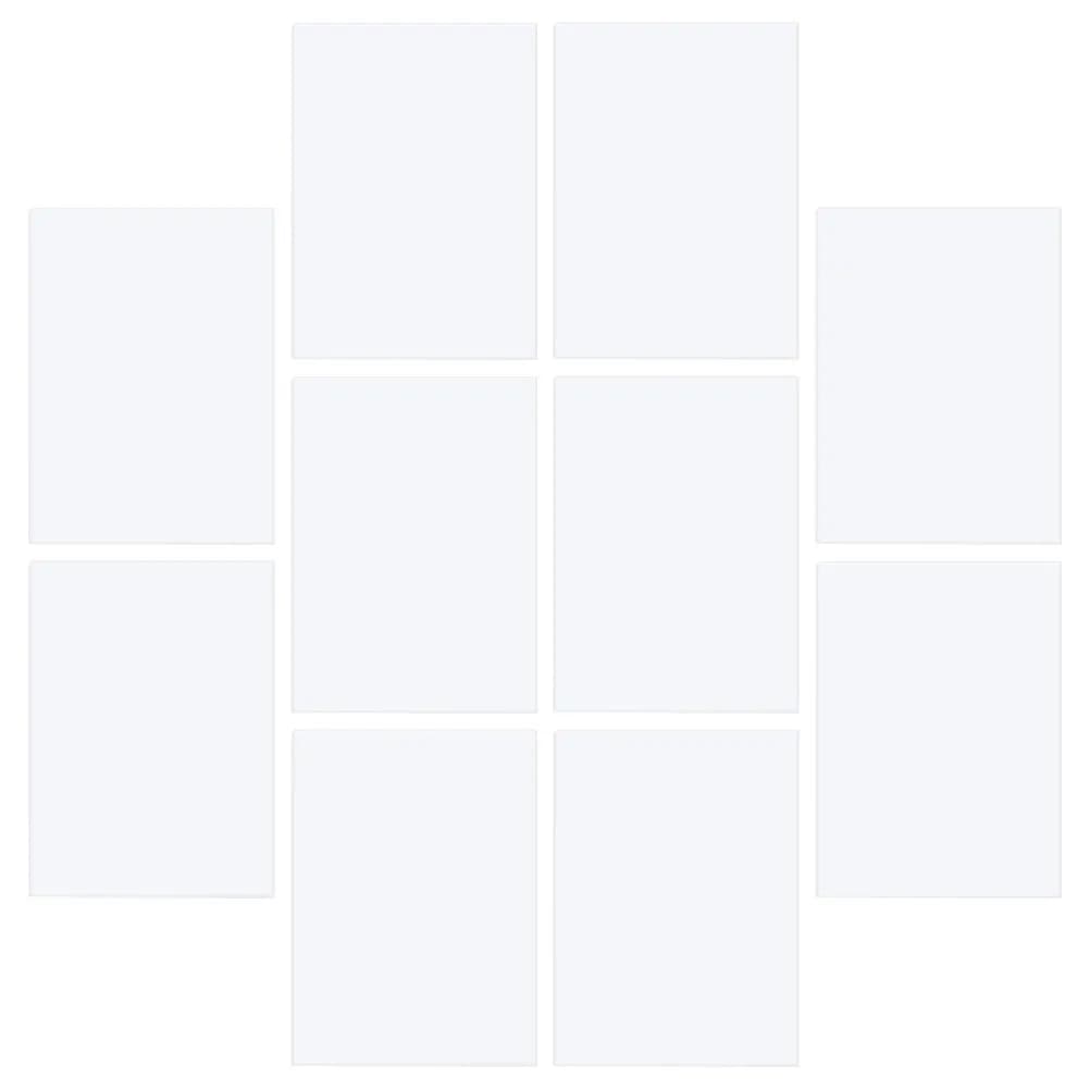 10 Pieces of Transparent Acrylic Sheets Ideal for DIY Frames, Home Decorations, Artistic Projects, Acrylic Frame Panels
