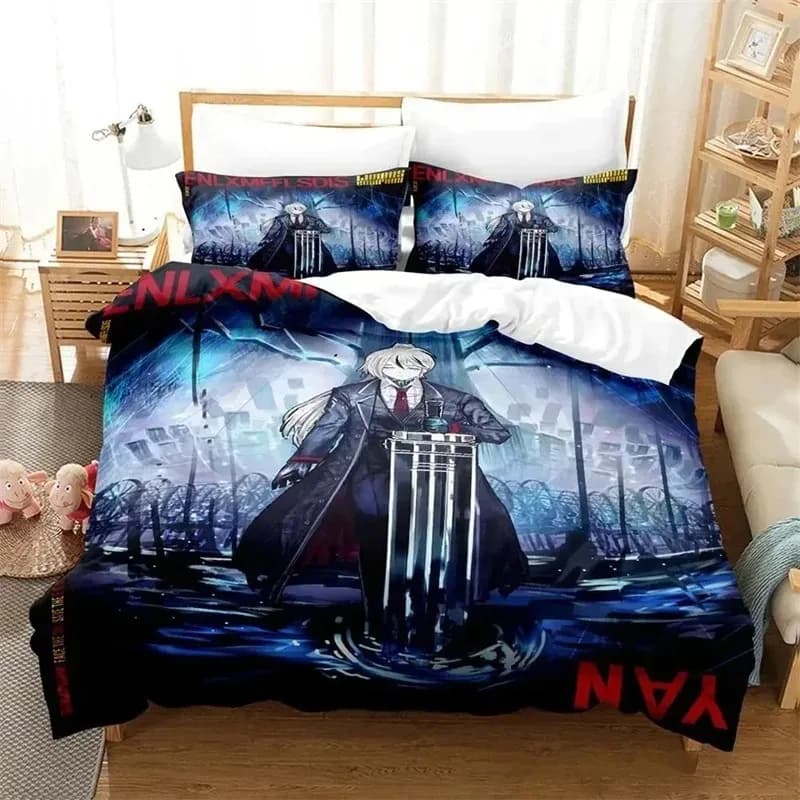 Gioco Anime Limbus Company Set di biancheria da letto Set di forniture per letto squisito Copripiumino Set di trapunta Regalo di compleanno di lusso
