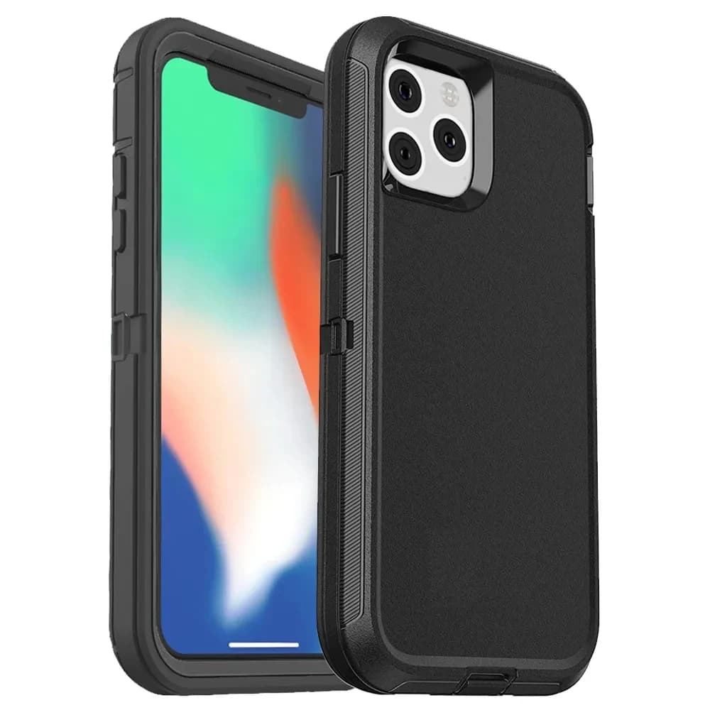 3 IN1 Per iPhone 14 13 12 11 15 16 Pro Max MINI XR XSMAX X SE 6 7 8 Plus Pesante Antiurto PC + TPU Robusta custodia antipolvere