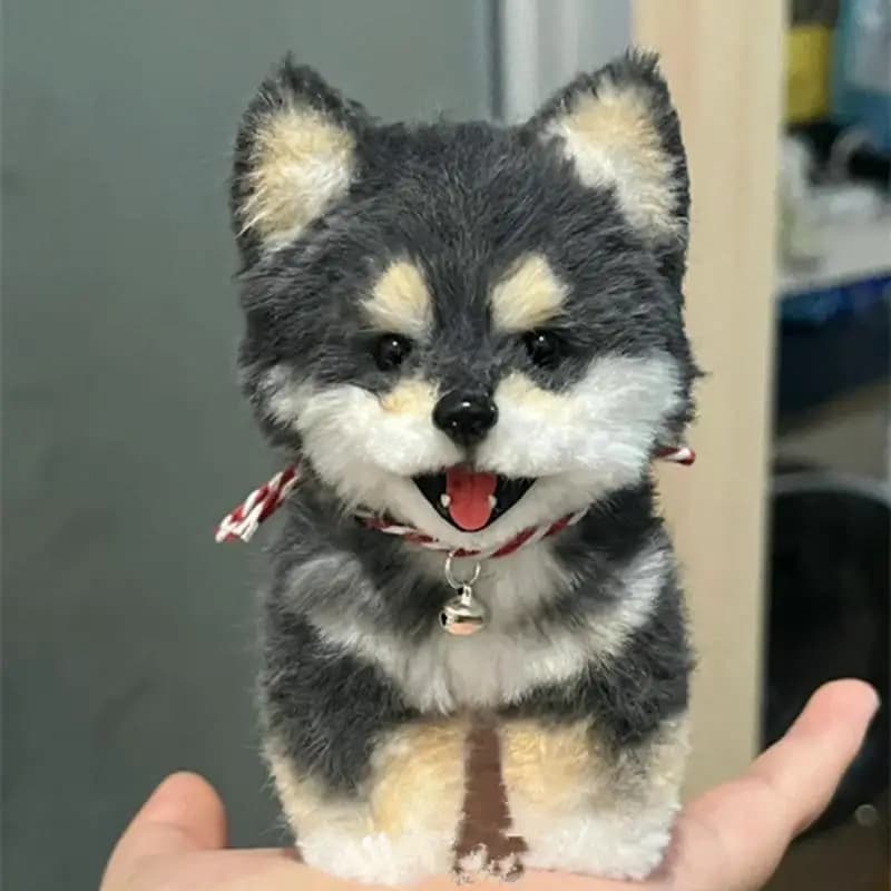 Handmade Animal Doll Material Kit Children's Crts Rabbit Fur Twist Sti Special Densi Wool Root Finied Product