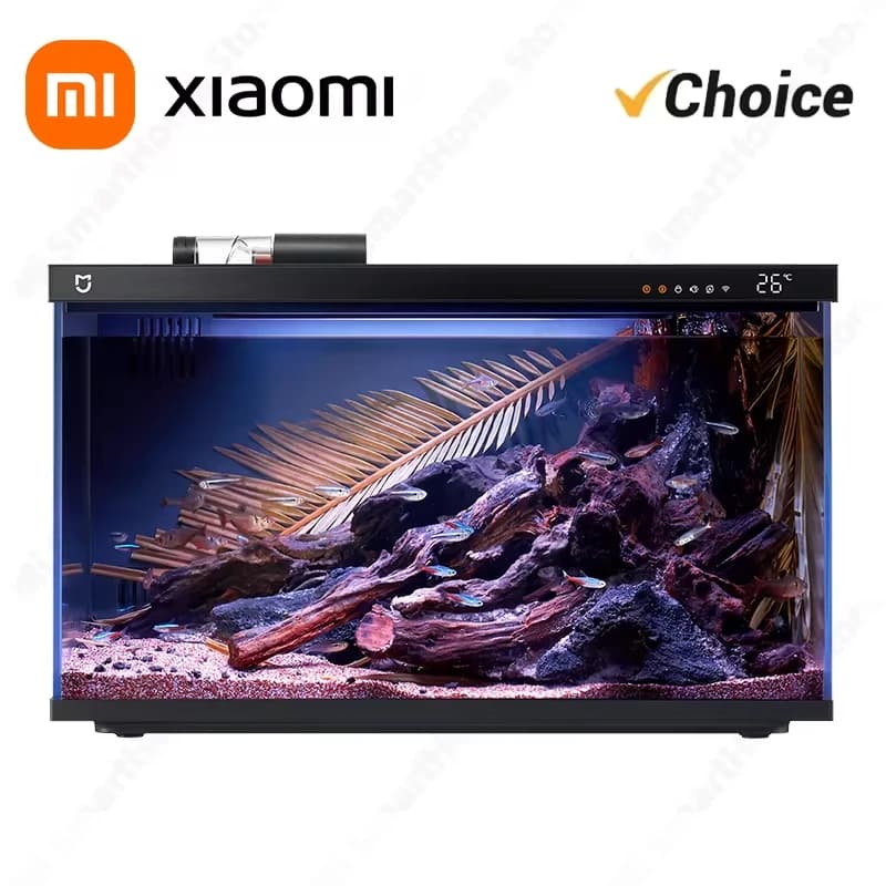 Xiaomi Mijia Smart Fish Tank MYG100 Works with Mijia APP Controlled mobile remote power Intelligent lighting system Light aquarium