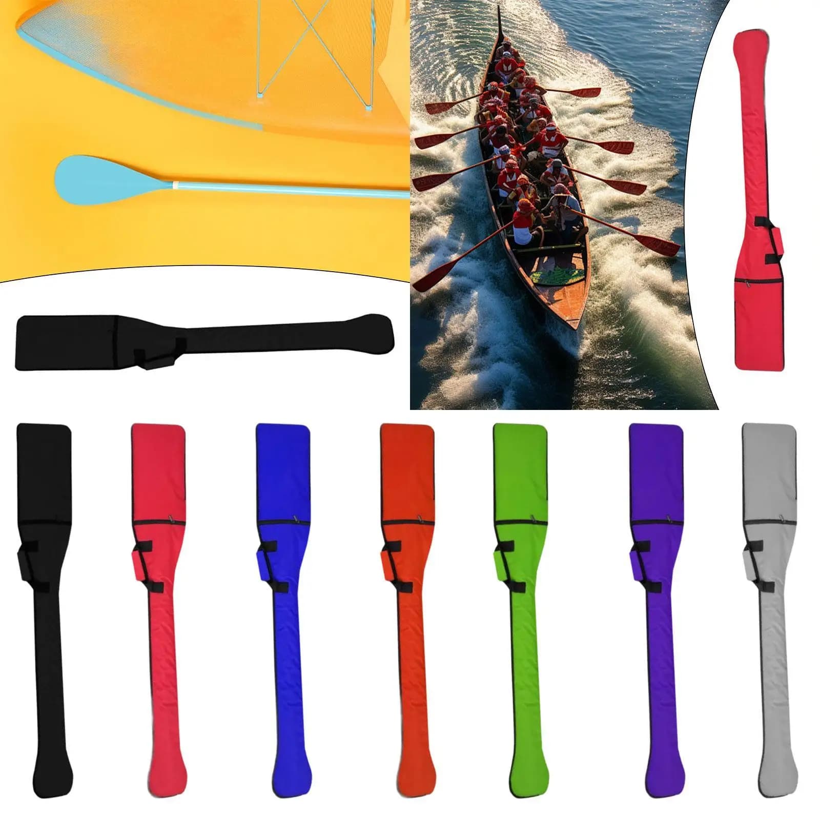 Dragon Boat Paddle Bag Custodia pratica portatile Copertura per pagaia per kayak per surfboard Kayak Gommone Canoa Surf