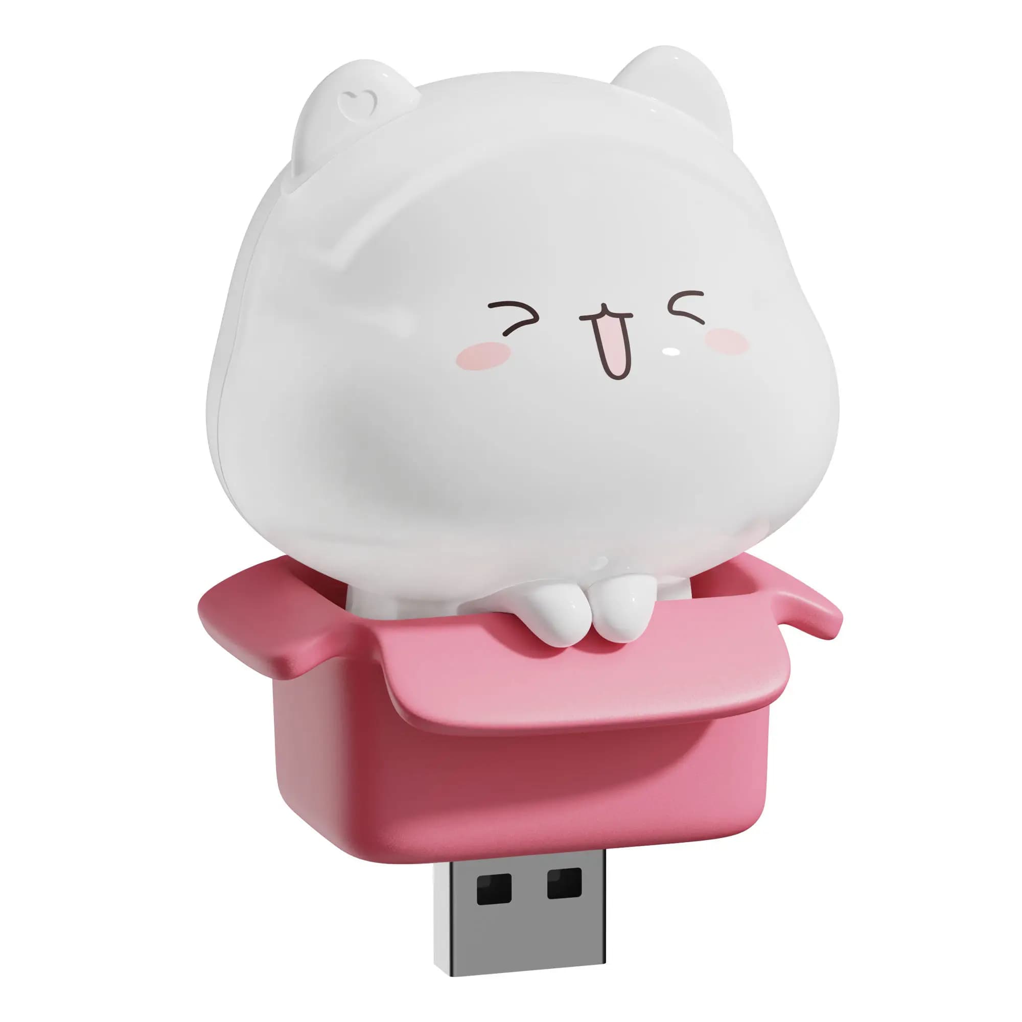 2025Cute Pet Series USB Night Light Mini LED Bunny Lamp Luce notturna per bambini Plug and Play portatile Luce calda Luce bianca sicura