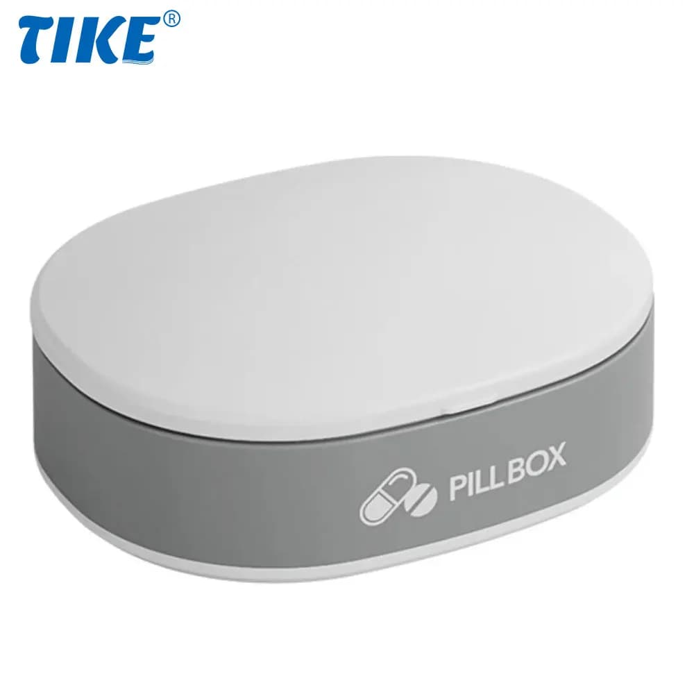 Organizer of travel pills - Case for medicines for travel Portable pharmacy Container for vitamins Supplement of medicines to 6 compartments