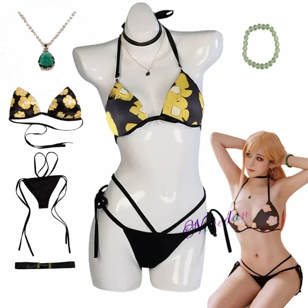Marin Kitagawa Costume da bagno cosplay Anime My Dress Up Cosplay Darling Costume Bikini Donna Spiaggia Fancy Dress Up Abiti da festa